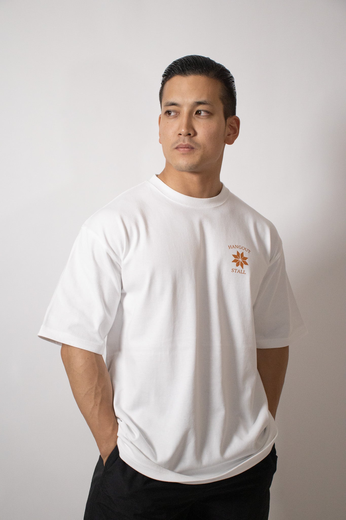 HANGOUT STALL Original Tee/9.1oz Big Silhouette