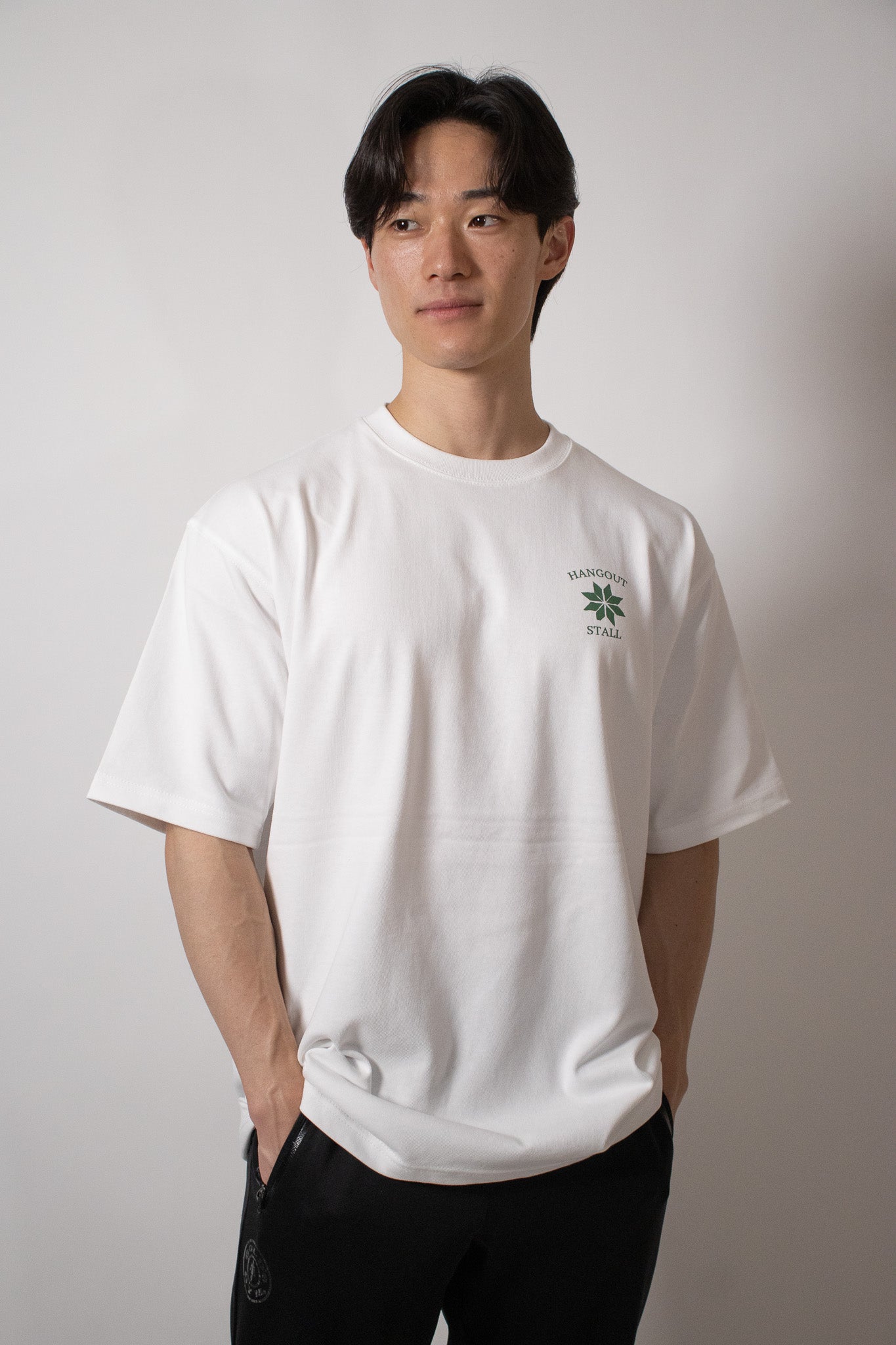 HANGOUT STALL Original Tee/9.1oz Big Silhouette