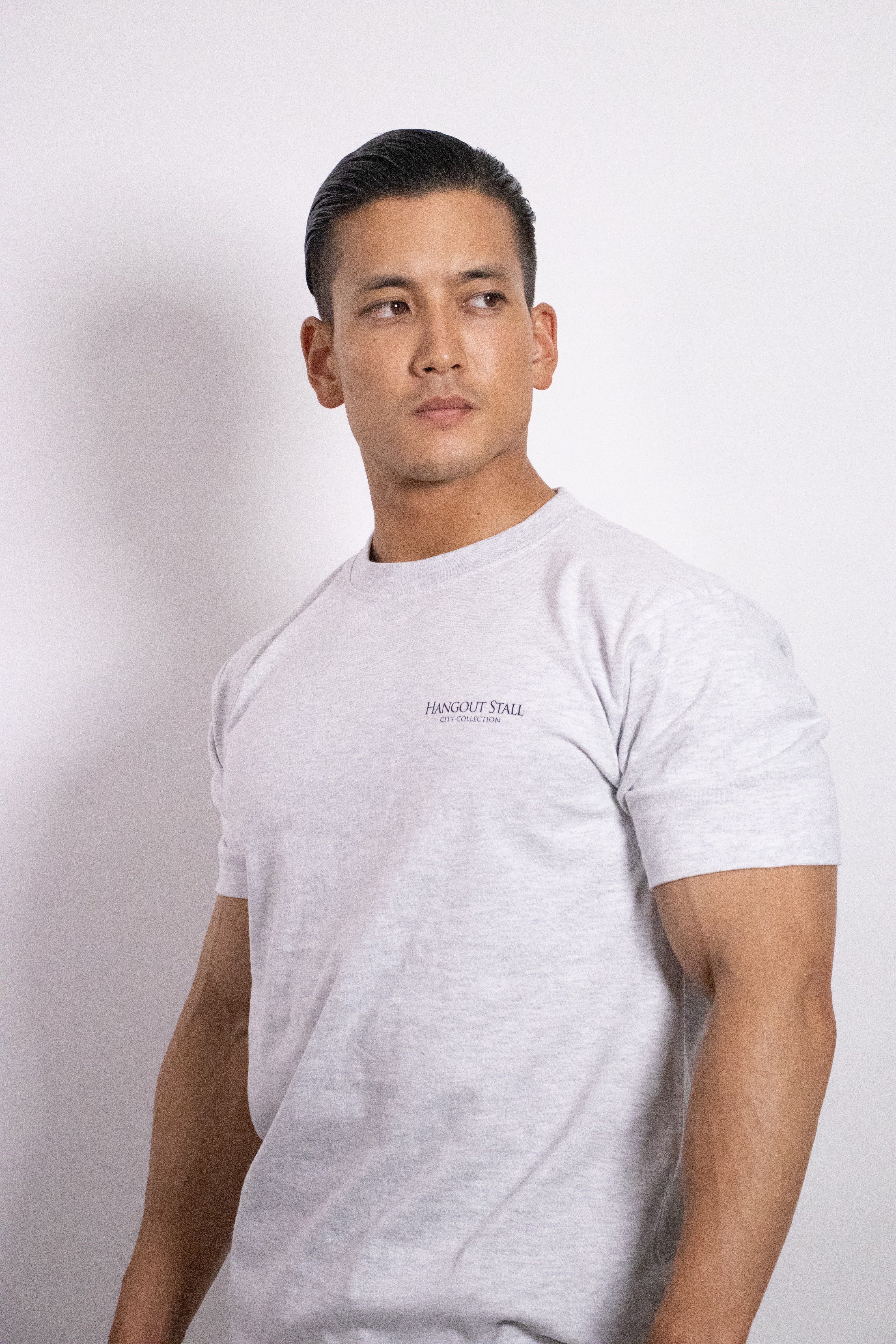 Brisbane Tee - City Collection/Ash