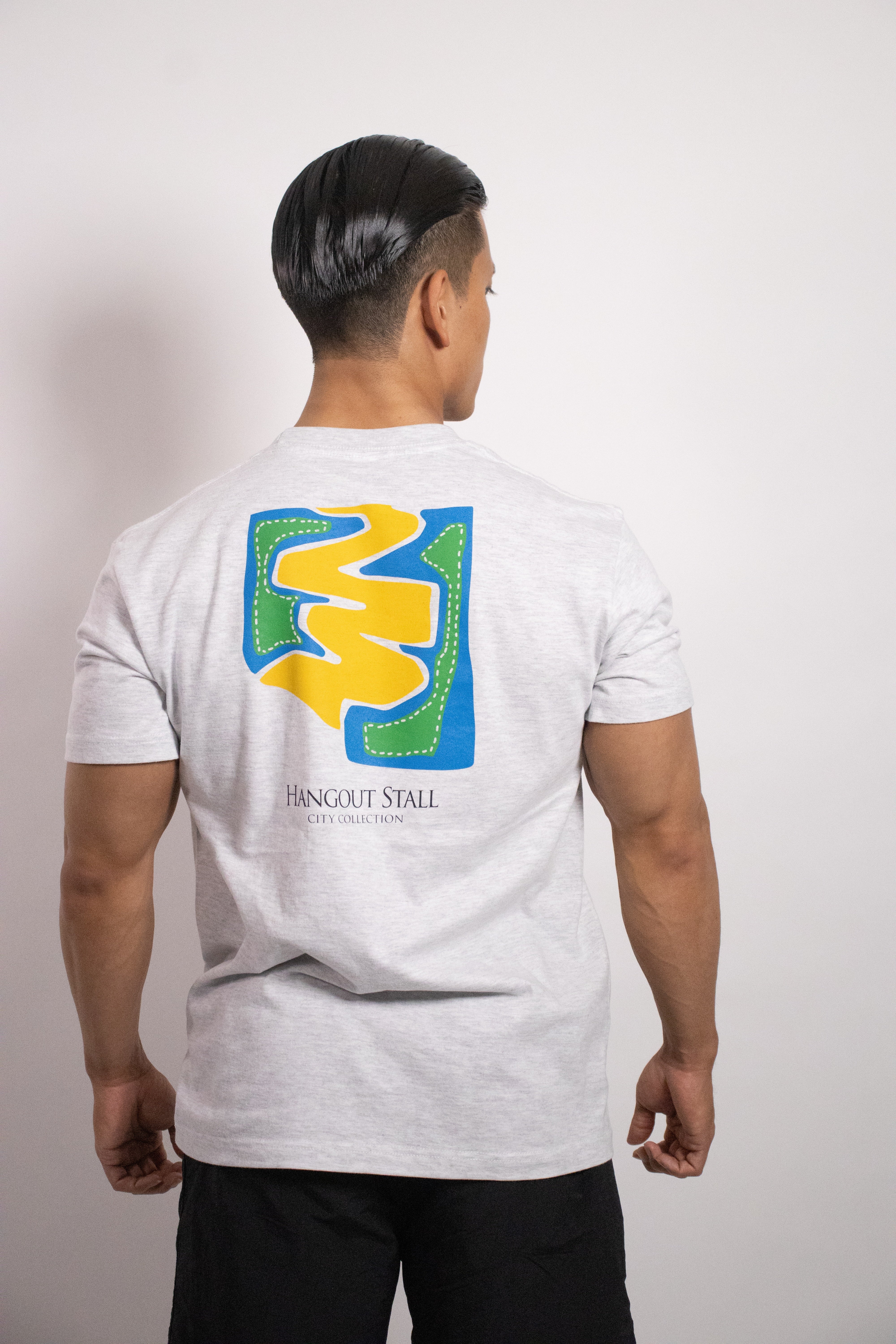 Brisbane Tee - City Collection/Ash